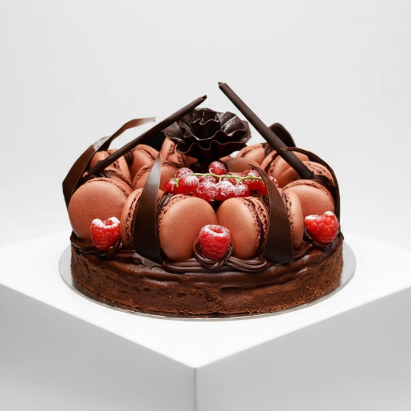 Chocolate Macaronade cake